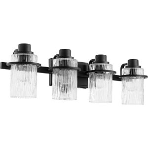 Lazo 4-Light Bathroom Vanity Light in Textured Black