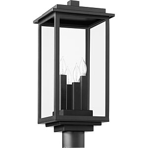 Westerly 4-Light Post Mount in Textured Black