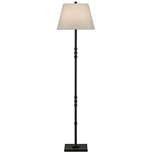 Lohn 1-Light Floor Lamps in Black