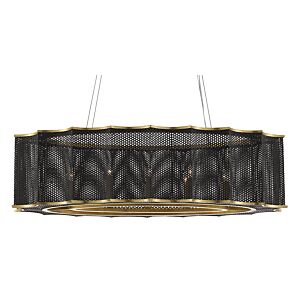 Nightwood 8-Light Chandeliers in Gold, Champ, Gld Leaf