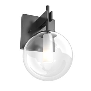 Courcelette 1-Light Wall Sconce in Graphite