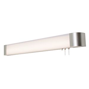 Allen LED Overbed in Satin Nickel