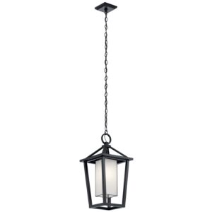 Pai One Light Outdoor Pendant in Black by Kichler