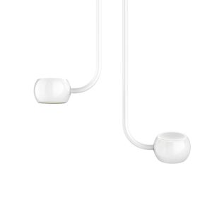 Flux LED Pendant in Gloss White by Kuzco Lighting