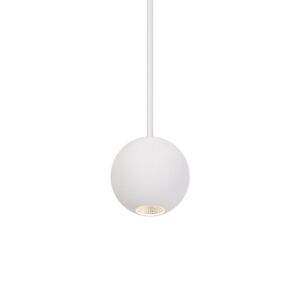 Exo LED Pendant in White by Kuzco Lighting