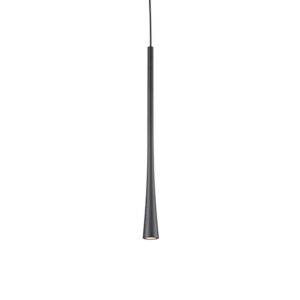 Taper LED Pendant in Black by Kuzco Lighting