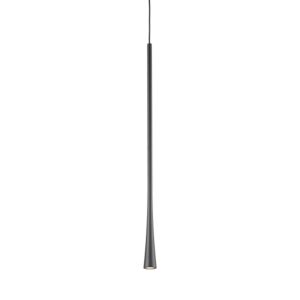 Taper LED Pendant in Black by Kuzco Lighting