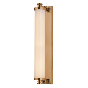 Sheridan LED Bath Bracket in Aged Brass by Hudson Valley