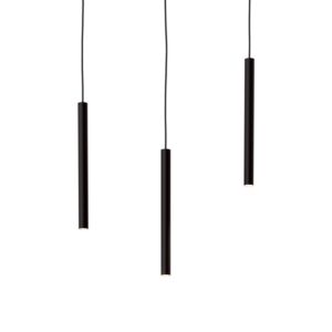 1-Light LED Pendant in Black