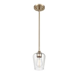 Ashford One Light Mini Pendant in Modern Gold by Millennium