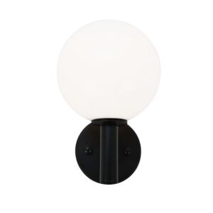 Cosmo 1-Light Wall Sconce in Black