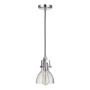 State House One Light Mini Pendant in Polished Nickel by Craftmade