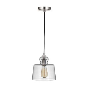 State House One Light Mini Pendant in Polished Nickel by Craftmade