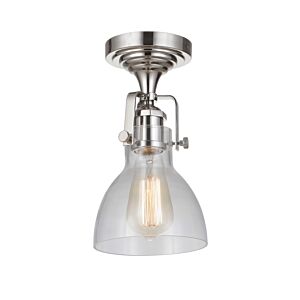 Craftmade Gallery State House 6" Ceiling Light in Polished Nickel