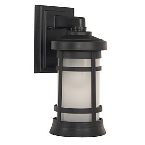 Craftmade Composite Lanterns 13" Outdoor Wall Light in Textured Matte Black