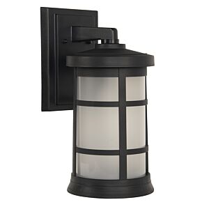 Craftmade Composite Lanterns 15" Outdoor Wall Light in Textured Matte Black