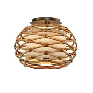 Balboa  Semi Flush Mount in Bronze by Troy Lighting