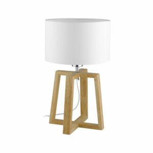 Chietino One Light Table Lamp in Wood by Eglo USA