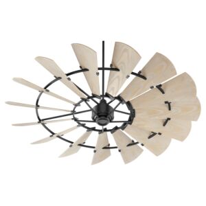 Windmill 72" Patio Fan in Textured Black