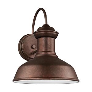 Fredricksburg  Outdoor Wall Lantern in Weathered Copper by Generation Lighting.