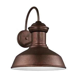 Fredricksburg  Outdoor Wall Lantern in Weathered Copper by Generation Lighting.