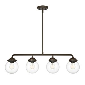 Knoll 4-Light Island Pendant in Oil Rubbed Bronze