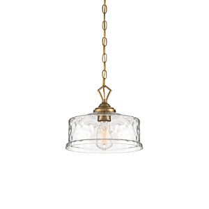 Drake 1-Light Pendant in Brushed Gold