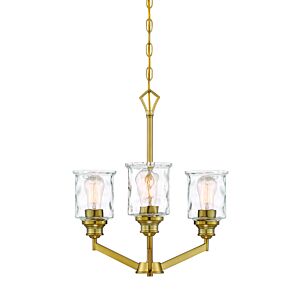 Drake 3-Light Chandelier in Brushed Gold