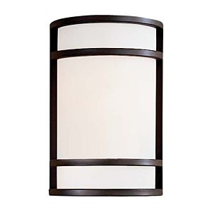 The Great Outdoors Bay View 2 Light 12 Inch Outdoor Wall Light in Oil Rubbed Bronze