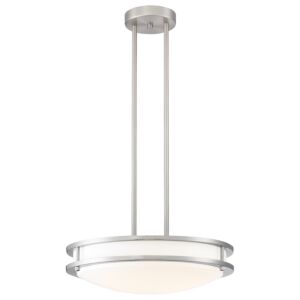 Solero LED Semi Flush Mount in Brushed Steel by Access