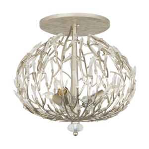 Bask Three Light Ceiling Mount in Gold Dust by Varaluz