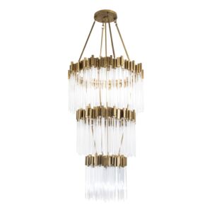 Matrix 19 Light Chandelier in Havana Gold by Varaluz