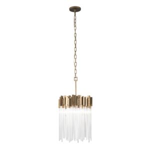 Matrix Three Light Pendant in Havana Gold by Varaluz