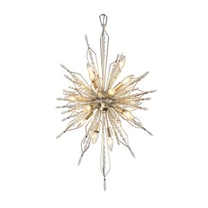 Orbital 16 Light Foyer Pendant in Gold Dust by Varaluz