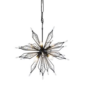 Orbital Eight Light Pendant in Carbon by Varaluz