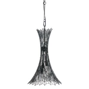 Rikki Three Light Foyer Pendant in Carboged Gold by Varaluz