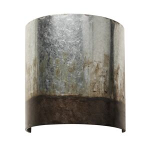 Cannery One Light Wall Sconce in Ombre Galvanized by Varaluz