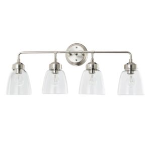 Helena  Bathroom Bathroom Vanity Light in Satin Nickel by Varaluz