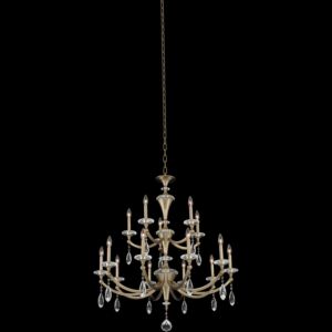 Floridia  Chandelier in Matte Brushed Champagne Gold by Allegri