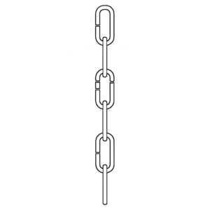 Generation Lighting Replacement Chain in Burnt Sienna