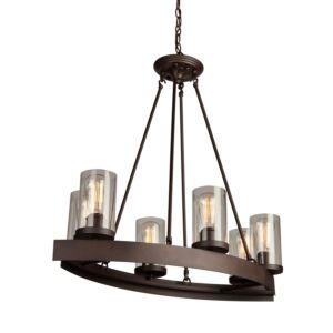 Artcraft Menlo Park 6-Light Chandelier in Oil Rubbed Bronze