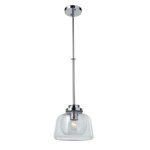 Artcraft Single Pendant Light in Chrome