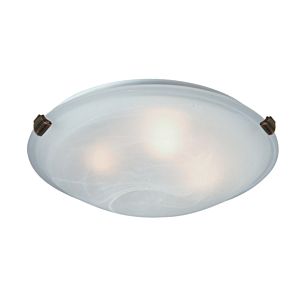 Artcraft Clip Flush 2 Light Ceiling Light in Brunito