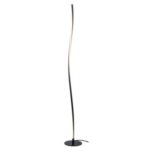 Artcraft Cortina LED Floor Lamp in Matte Black