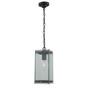 Artcraft Bradgate Pendant Light in Matte Black & Harvest Brass