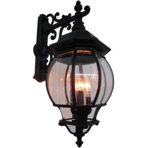 Artcraft Classico 4 Light Outdoor Wall Light in Black