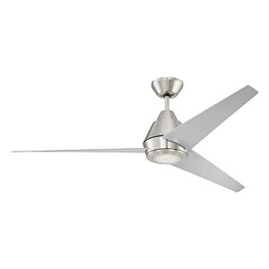 Craftmade 56" Acadian Ceiling Fan in Brushed Polished Nickel