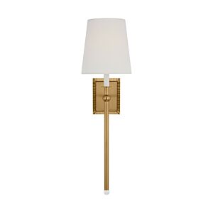 Baxley One Light Wall Sconce in Burnished Brass by Visual Comfort Studio