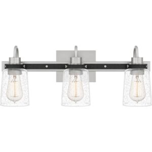 Axel 3-Light Bathroom Vanity Light in Brushed Nickel