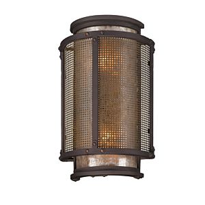 Copper Mountain Two Light Wall Lantern in Bronze by Troy Lighting